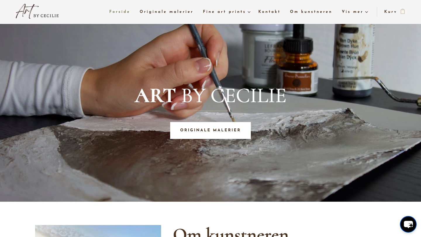 Art by Cecilie nettside